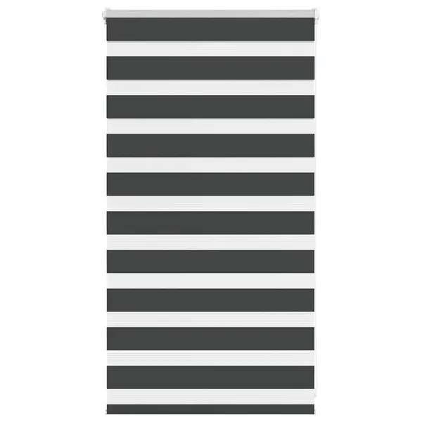 Gossi jaluzea tip zebra neagra latime tesatura 80,9 cm poliester