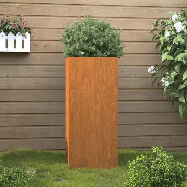 Gossi jardiniera, 32x29x75 cm, otel corten