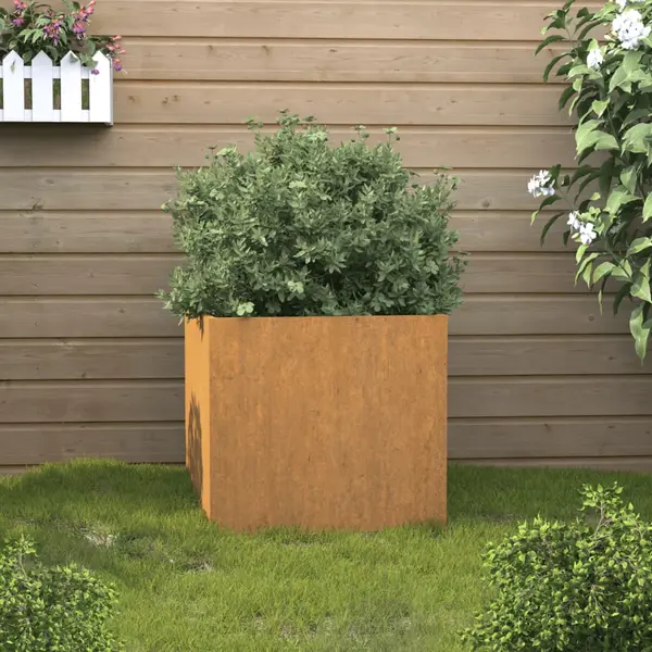 Gossi jardiniera, 32x30x29 cm, otel corten