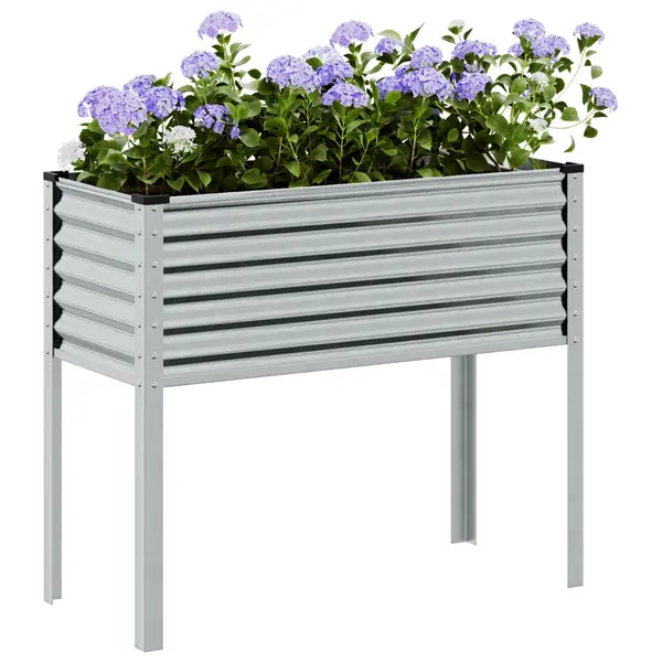 Gossi jardiniera de gradina, 100x41x90 cm, otel galvanizat