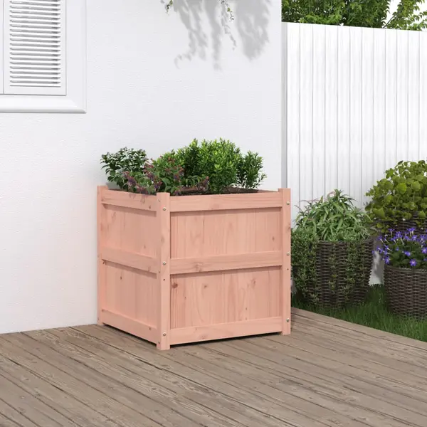Gossi jardiniera de gradina, 60x60x60 cm, lemn masiv de pin