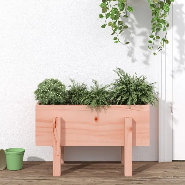 Gossi jardiniera de gradina, 62x30x38 cm, lemn masiv douglas