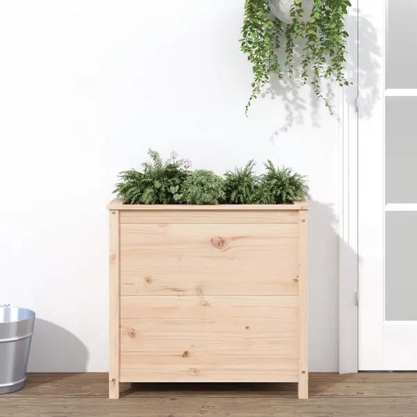 Gossi jardiniera de gradina, 82,5x40x78 cm, lemn masiv de pin