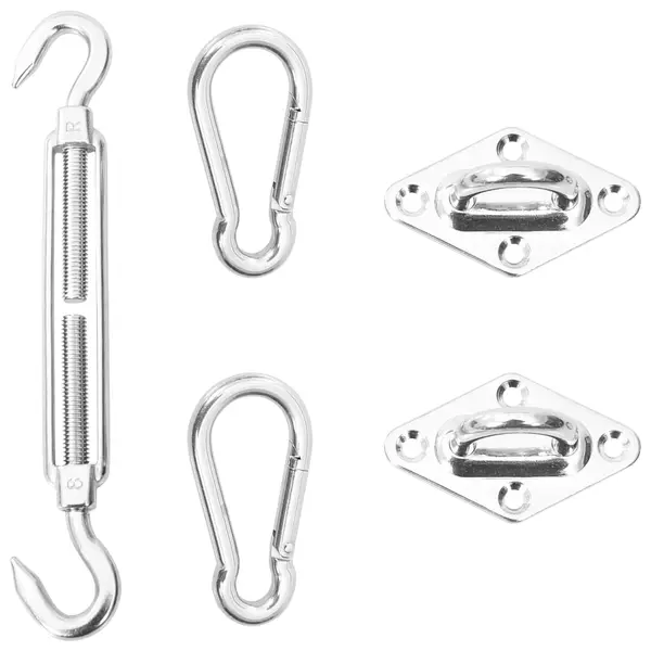 Gossi kit accesorii de montaj parasolar, 5 piese, otel inoxidabil