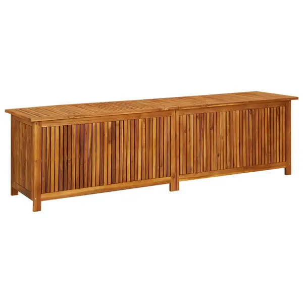 Gossi lada de depozitare gradina, 200x50x58 cm, lemn masiv de acacia