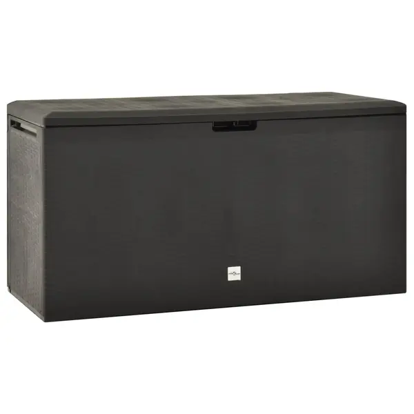 Gossi lada de depozitare pentru gradina, antracit, 114 x 47 x 60 cm