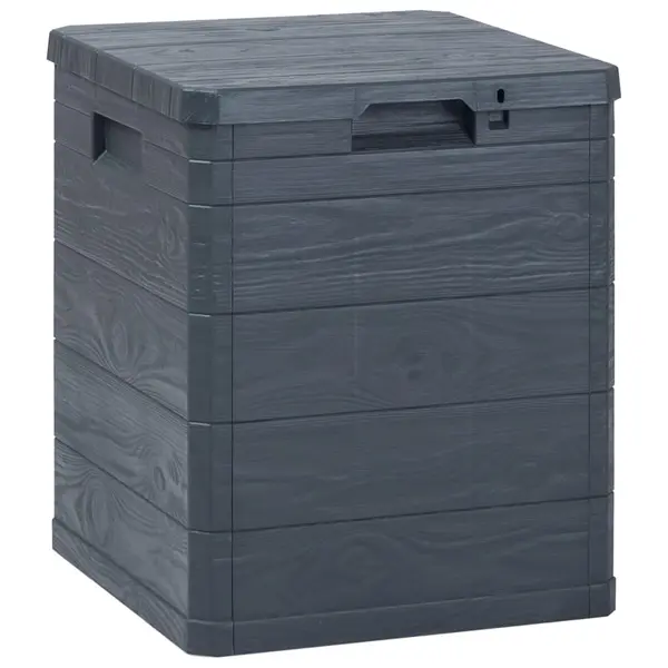 Gossi lada de depozitare pentru gradina, antracit, 90 l