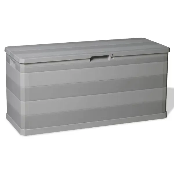 Gossi lada de depozitare pentru gradina, gri, 117 x 45 x 56 cm