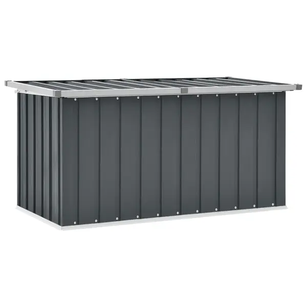 Gossi lada de depozitare pentru gradina, gri, 129x67x65 cm