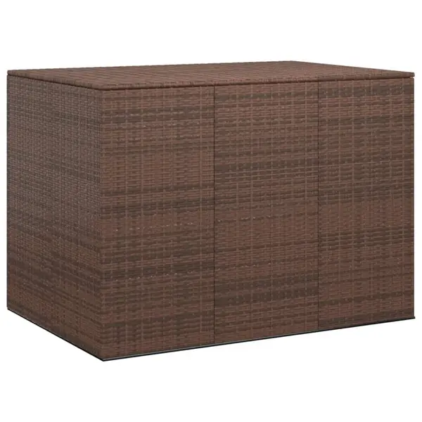 Gossi lada gradina pentru perne, maro, 145x100x103 cm, ratan pe