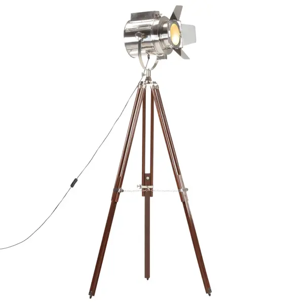 Gossi lampa de podea cu trepied, 180 cm, lemn masiv de mango