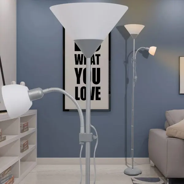 Gossi lampa de podea, gri