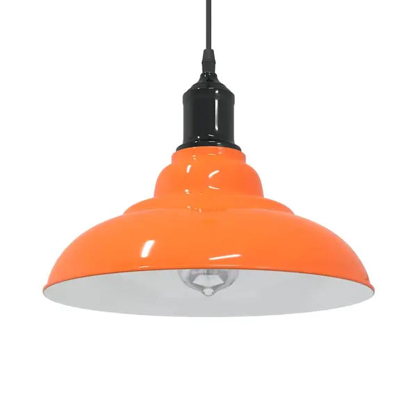 Gossi lampa suspendata reglabila inaltime e27 portocaliu lucios metal