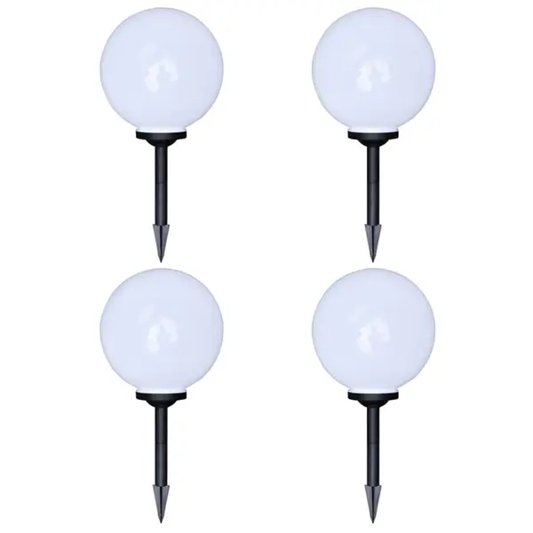 Gossi lampi de exterior pentru alee led 4 buc. 30 cm, cu tarus de sol