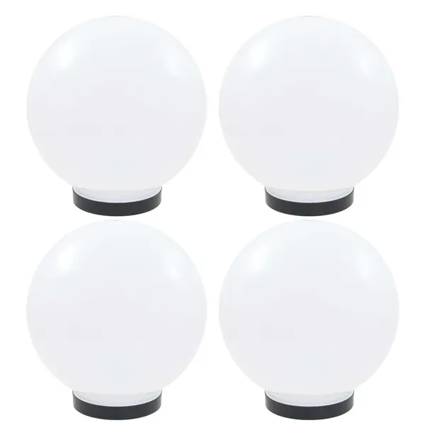 Gossi lampi glob cu led, 4 buc., 25 cm, pmma, sferic
