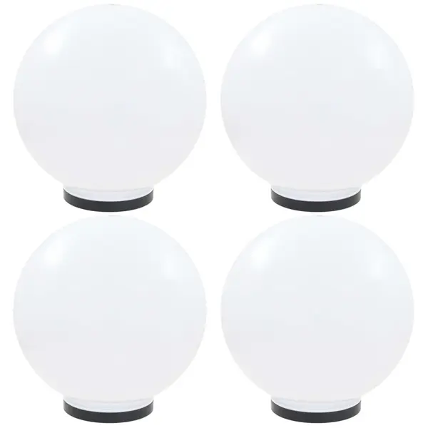 Gossi lampi glob cu led, 4 buc., 40 cm, pmma, sferic