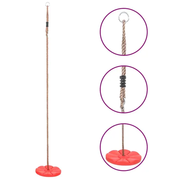 Gossi leagan placa, 200 cm, rosu