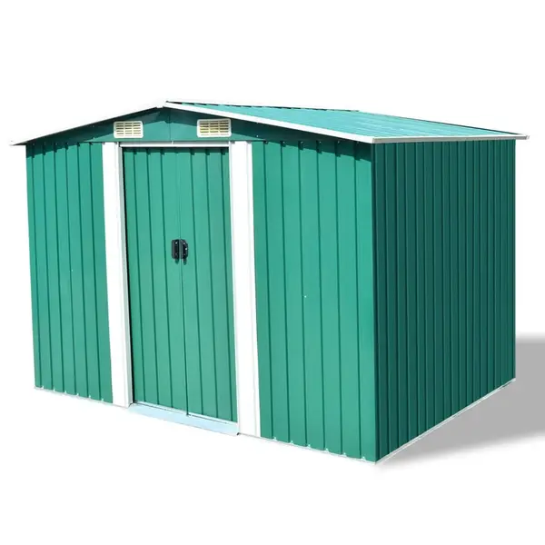 Gossi magazie sopron metalic de gradina, 257 x 205 x 178 cm, verde
