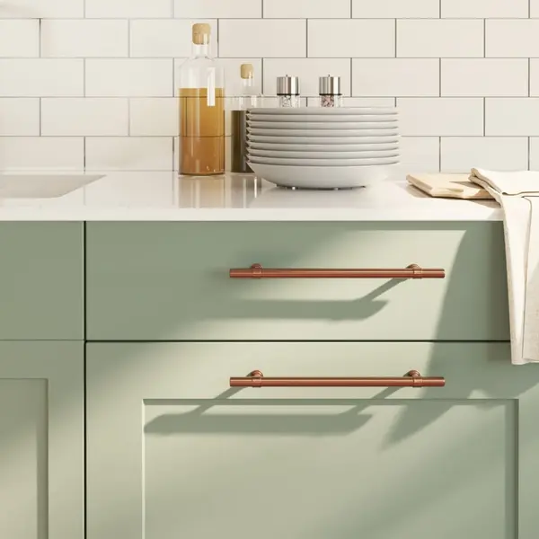 Gossi manere de dulap, 20 buc., bronz, 192 mm, otel inoxidabil