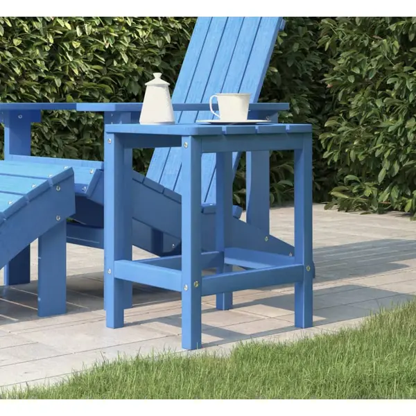 Gossi masa adirondack de gradina ,albastru aqua, 38x38x46 cm, hdpe