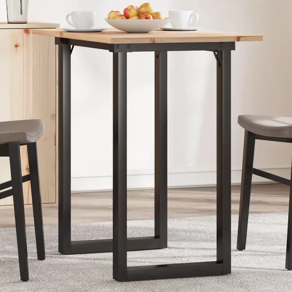 Gossi masa bucatarie, cadru o, 80x50x75,5 cm lemn masiv pin si fonta