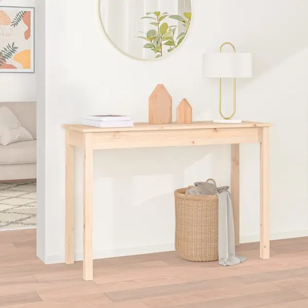 Gossi masa consola, 110x40x75 cm, lemn masiv de pin