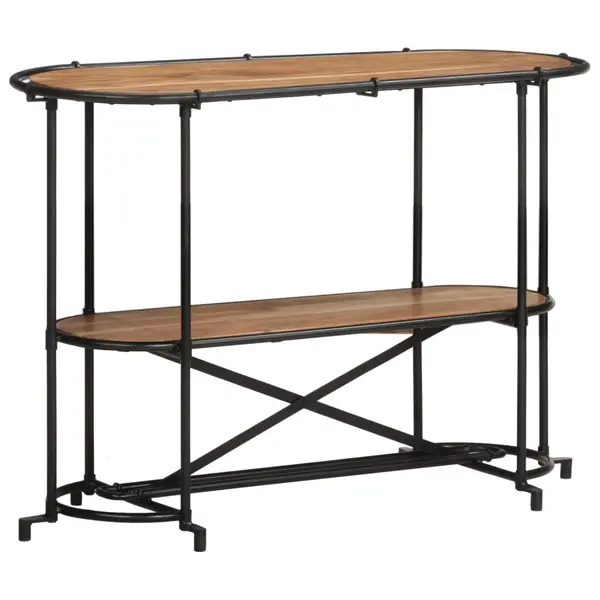 Gossi masa consola, 110x42x76 cm, lemn masiv de acacia