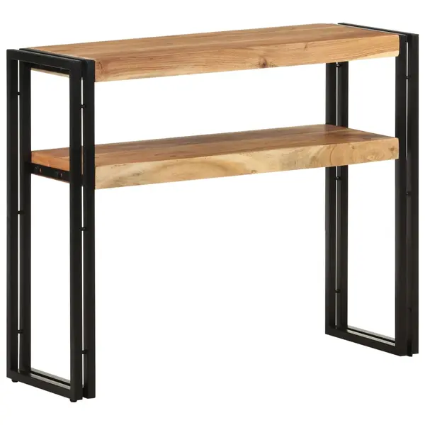 Gossi masa consola, 90x30x75 cm, lemn masiv de acacia