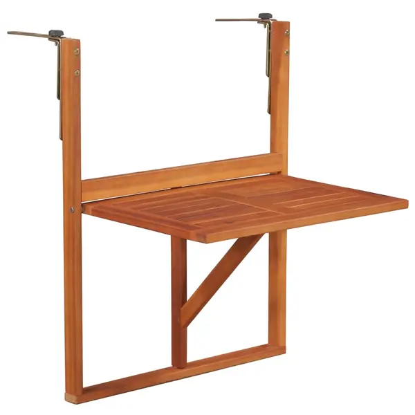 Gossi masa de balcon suspendata, 64,5x44x80 cm, lemn masiv de acacia