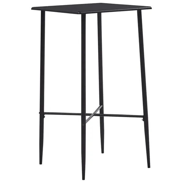 Gossi masa de bar, negru, 60 x 60 x 111 cm, mdf