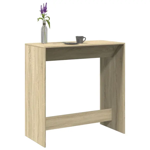 Gossi masa de bar, stejar sonoma, 102x50x103,5 cm, lemn prelucrat