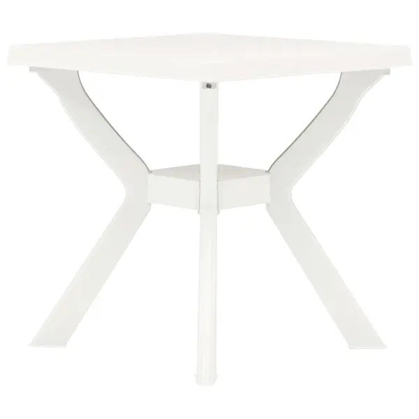 Gossi masa de bistro, alb, 70x70x72 cm, plastic