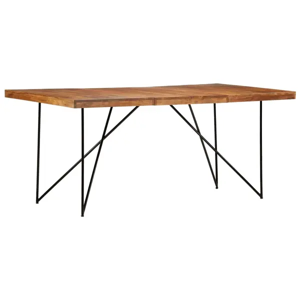 Gossi masa de bucatarie, 180 x 90 x 76 cm, lemn masiv de acacia