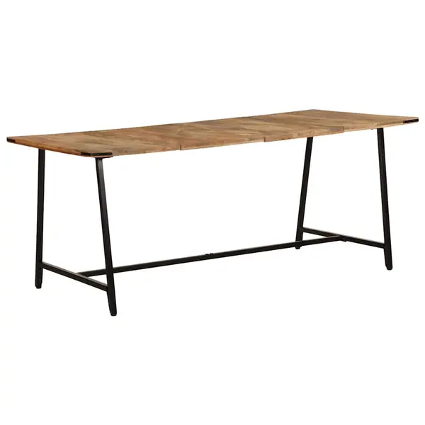 Gossi masa de bucatarie, 180x90x75 cm, lemn masiv de mango