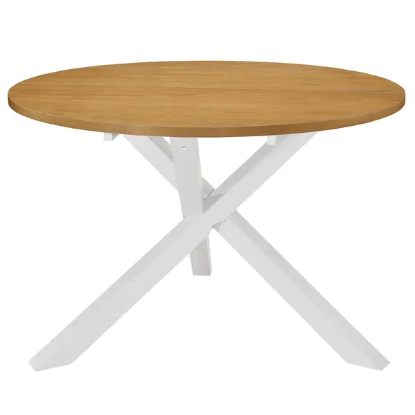 Gossi masa de bucatarie, alb, 120 x 75 cm, mdf
