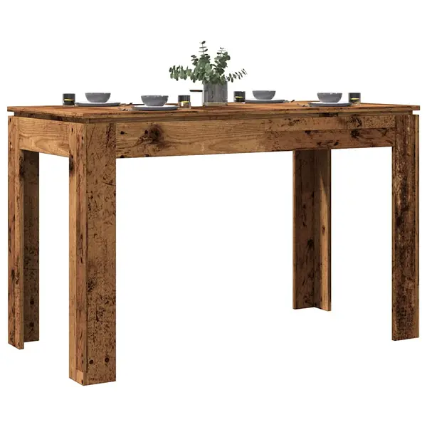Gossi masa de bucatarie, lemn vechi, 120 x 60 x 76 cm, pal