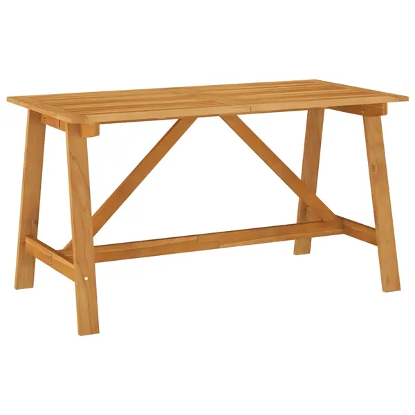 Gossi masa de gradina, 140 x 70 x 73,5 cm, lemn masiv de acacia