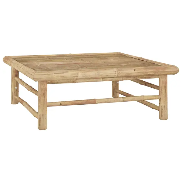 Gossi masa de gradina, 65x65x30 cm, bambus