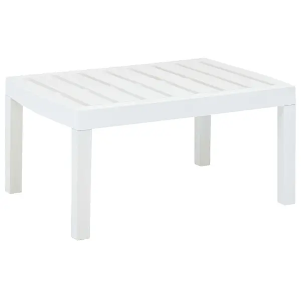 Gossi masa de gradina, alb, 78 x 55 x 38 cm, plastic