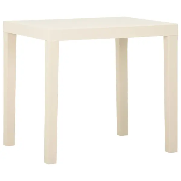 Gossi masa de gradina, alb, 79x65x72 cm, plastic