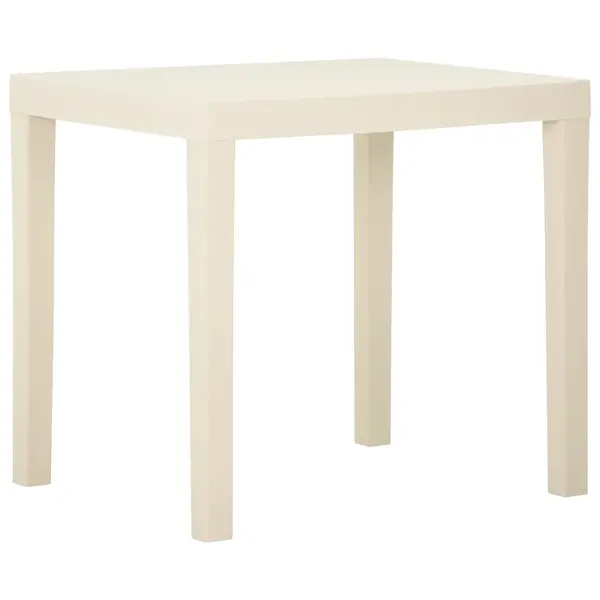 Gossi masa de gradina, alb, 79x65x72 cm, plastic