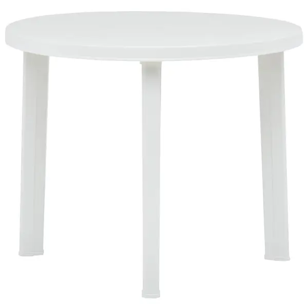 Gossi masa de gradina, alb, 89 cm, plastic
