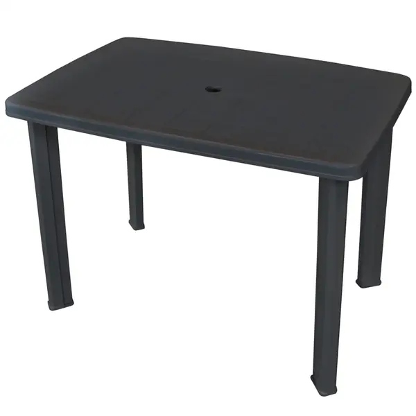Gossi masa de gradina, antracit, 101 x 68 x 72 cm, plastic