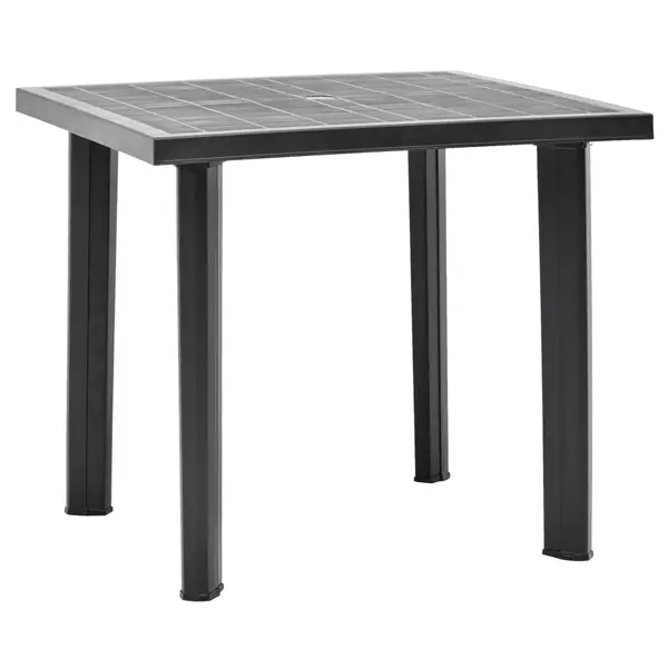 Gossi masa de gradina, antracit, 80 x 75 x 72 cm, plastic