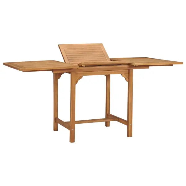 Gossi masa de gradina extensibila (110-160)x80x75cm lemn masiv tec