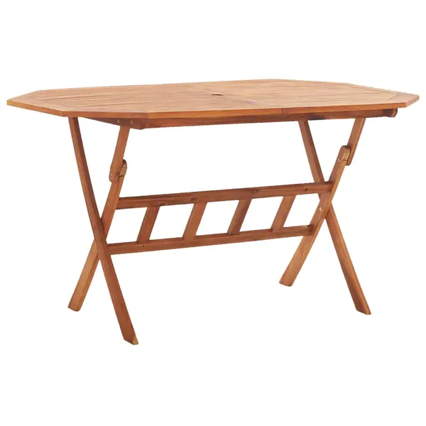 Gossi masa de gradina pliabila, 135x85x75 cm, lemn masiv de acacia