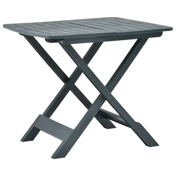Gossi masa de gradina pliabila, verde, 79 x 72 x 70 cm, plastic
