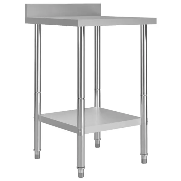 Gossi masa de lucru bucatarie bordura antistropire 60x60x93 cm otel