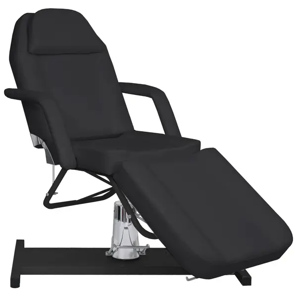 Gossi masa de masaj, negru, 180x62x(87-112) cm