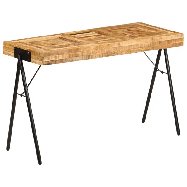 Gossi masa de scris, 118 x 50 x 75 cm, lemn masiv de mango